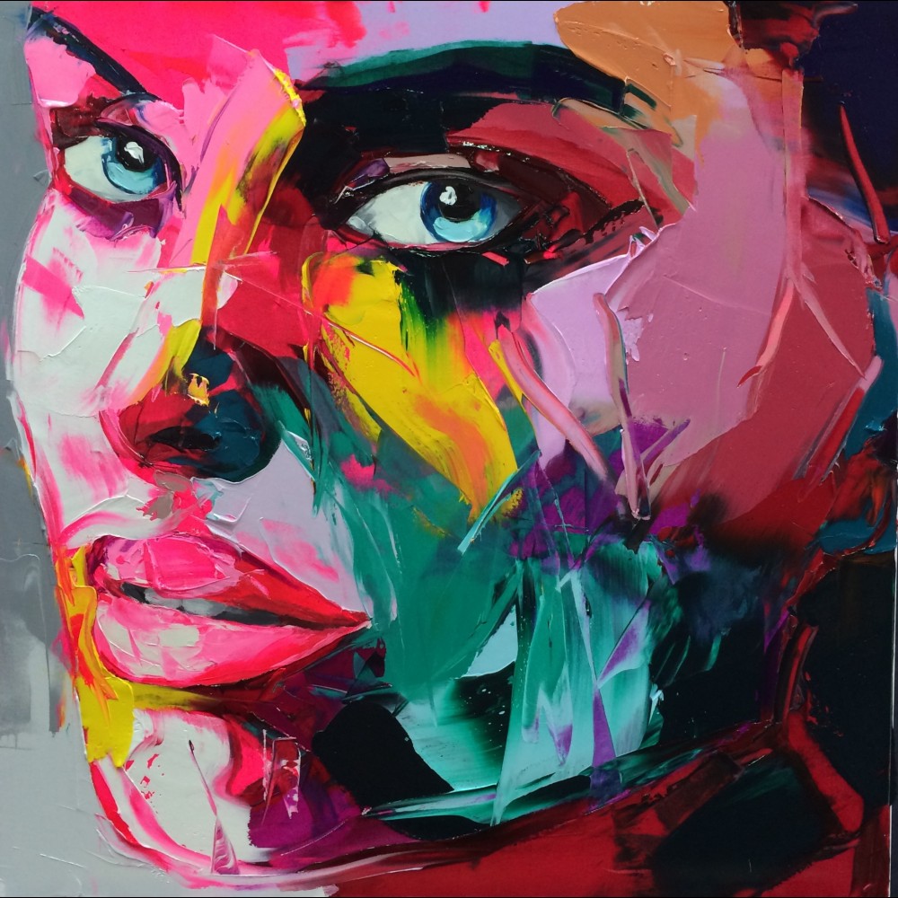 Francoise Nielly Portrait Palette Painting Expression Face195